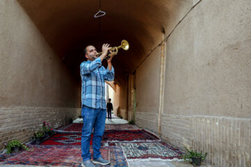 افطاری در کوچه گلچینان یزد