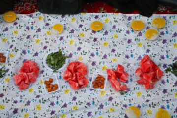 افطاری در کوچه گلچینان یزد