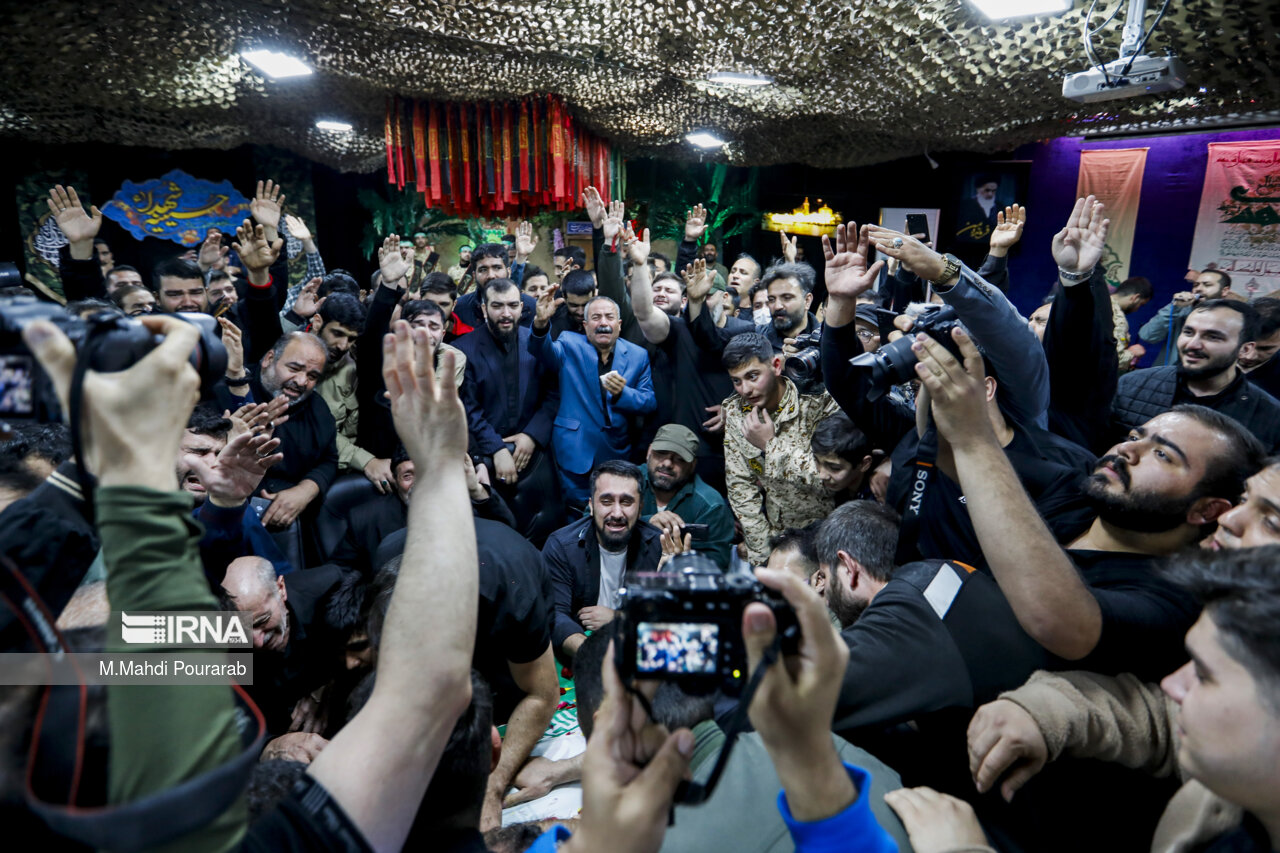 وداع با پیکر شهید «بهروز واحدی»