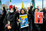Iran : rassemblement contre les crimes sionistes à Gaza à Hamadan à l’ouest