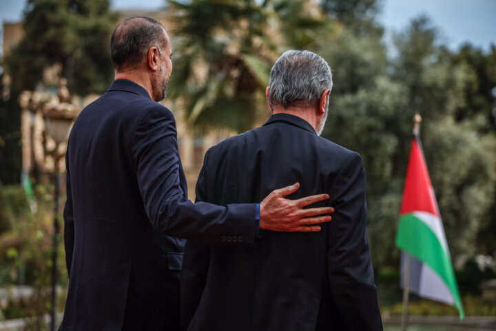 دیدار دبیرکل جنبش جهاد اسلامی فلسطین با وزیر امور خارجه