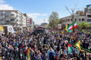 همراهی استاندار و مدیران شهری تهران با مردم در راهپیمایی روز جهانی قدس