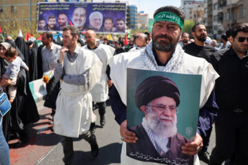 Journée d'Al-Qods : Manifestations massives de solidarité avec la Palestine dans la capitale iranienne 
