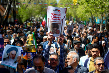 Des milliers d'Iraniens manifestent pour soutenir les Palestiniens