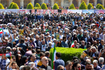 Des milliers d'Iraniens manifestent pour soutenir les Palestiniens