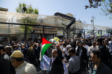 Des milliers d'Iraniens manifestent pour soutenir les Palestiniens