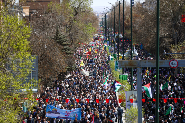 راهپیمایی روز جهانی قدس ۱۴۰۳- همدان