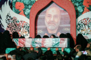 Abschiedszeremonie für Märtyrer Mohammad Reza Zahedi in Isfahan