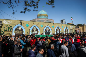 مراسم تشییع آتش نشان فداکار «محمد جوادچگینی»