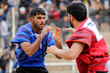 Chokheh traditional wrestling matches held in Zainal Khan arena