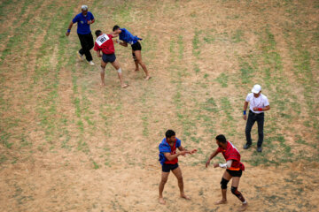 Chokheh traditional wrestling matches held in Zainal Khan arena