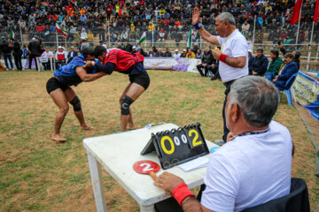 Chokheh traditional wrestling matches held in Zainal Khan arena