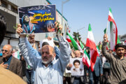 ایران، " وعدہ صادق" آپریشن کی حمایت میں مظاہرے