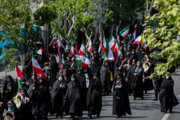 Un rassemblement à Téhéran après la prière du vendredi pour soutenir l’opération Promesse honnête