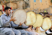 Hazar Daf ceremony in Iranian village