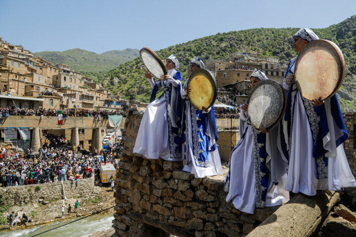 مراسم هزار دف روستای پالنگان