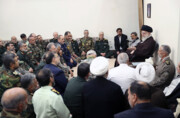 Das Treffen der Befehlshaber der Streitkräfte mit dem Führer der Revolution