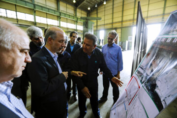 بازدید «علی اکبر محرابیان» وزیر نیرو از شرکت تعمیرات نیروگاهی ایران