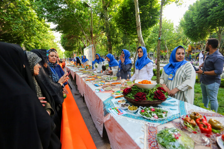 جشنواره غذای گیاهی در چهارباغ