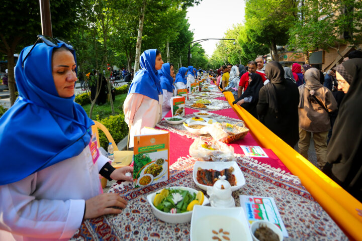 جشنواره غذای گیاهی در چهارباغ