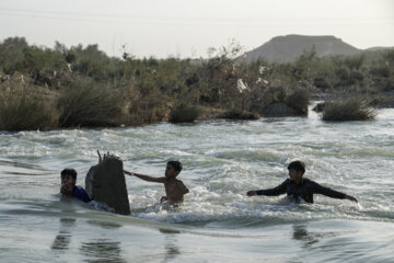 سیلاب در منطقه دشتیاری بلوچستان
