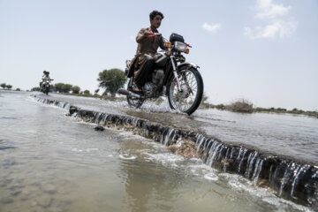 سیلاب در منطقه دشتیاری بلوچستان
