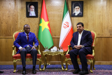 دیدار «محمد مخبر» معاون اول رئیس جمهور با «کیلم دو تامبلا» نخست وزیر بورکینافاسو