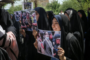Rassemblement des étudiants en médecine de Téhéran en faveur de la Palestine