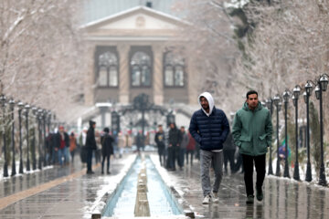 بارش برف در تهران