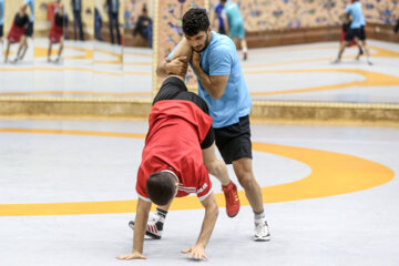 تمرین تیم ملی کشتی آزاد