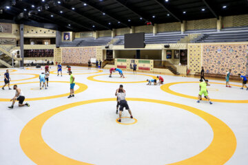 تمرین تیم ملی کشتی آزاد