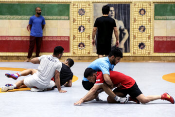 تمرین تیم ملی کشتی آزاد