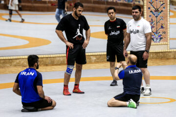 تمرین تیم ملی کشتی آزاد