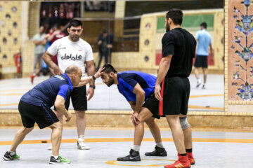 تمرین تیم ملی کشتی آزاد