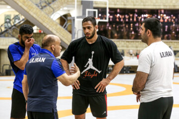 تمرین تیم ملی کشتی آزاد