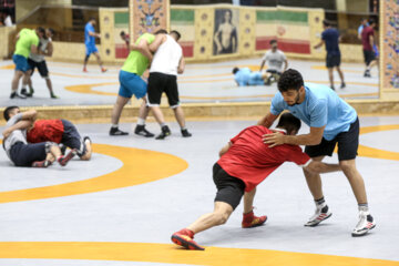 تمرین تیم ملی کشتی آزاد