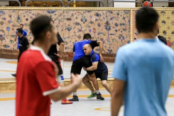 تمرین تیم ملی کشتی آزاد