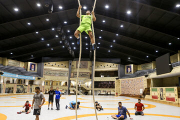 تمرین تیم ملی کشتی آزاد