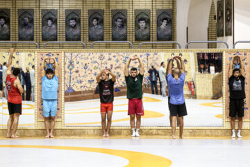 تمرین تیم ملی کشتی آزاد