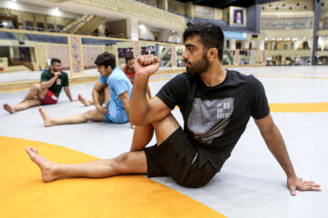 تمرین تیم ملی کشتی آزاد