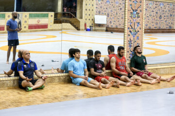 تمرین تیم ملی کشتی آزاد