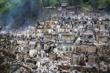 آتش باز هم بر خانمان اهالی روستای چوبی شفت زد