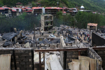 ویرانی گسترده در روستای امام‌زاده ابراهیم گیلان