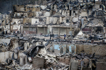 Vast destruction in village of Imamzadeh Ebrahim in Gilan province