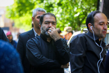«سید رضا مرتضوی » استاندار اصفهان در مراسم تشییع پیکر چهار شهید دوران دفاع مقدس 