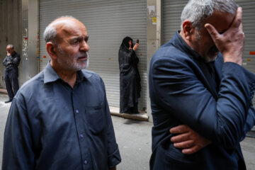 عزاداری شهادت امام جعفر صادق (ع) در بازار تهران