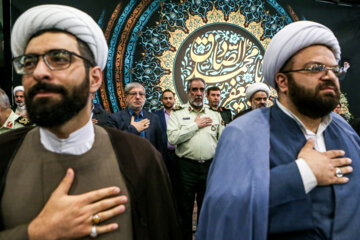تشییع پیکر شهید گمنام در فرماندهی انتظامی تهران بزرگ