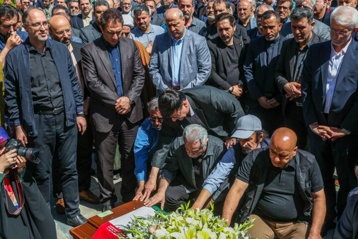 تشییع پیکر «مسعود اسکویی»