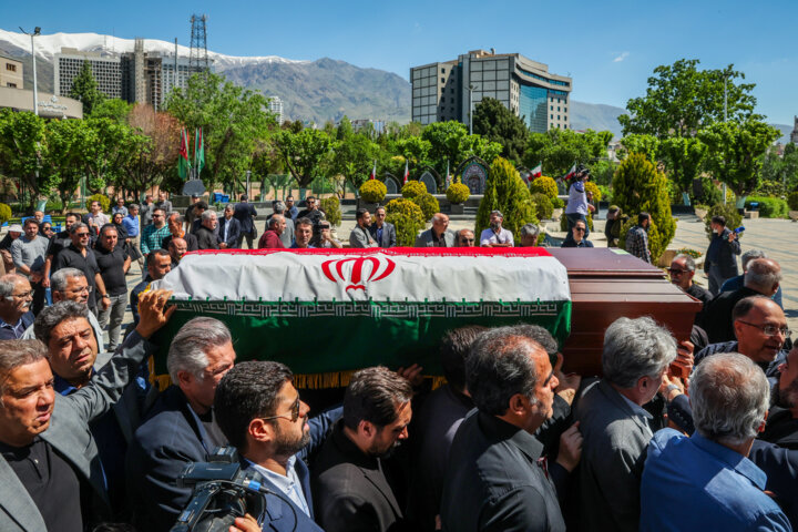 تشییع پیکر «مسعود اسکویی»
