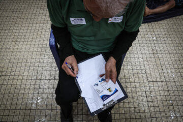 Tournoi de la natation marathon à Kish, dans le sud de l’Iran 